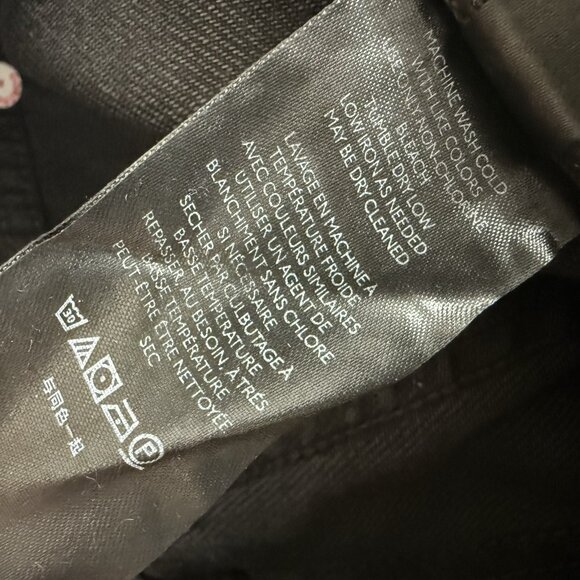 We The Free People Jeans Mid Rise Straight Leg Button Fly Distressed Crop 26 NWT - Picture 12 of 14